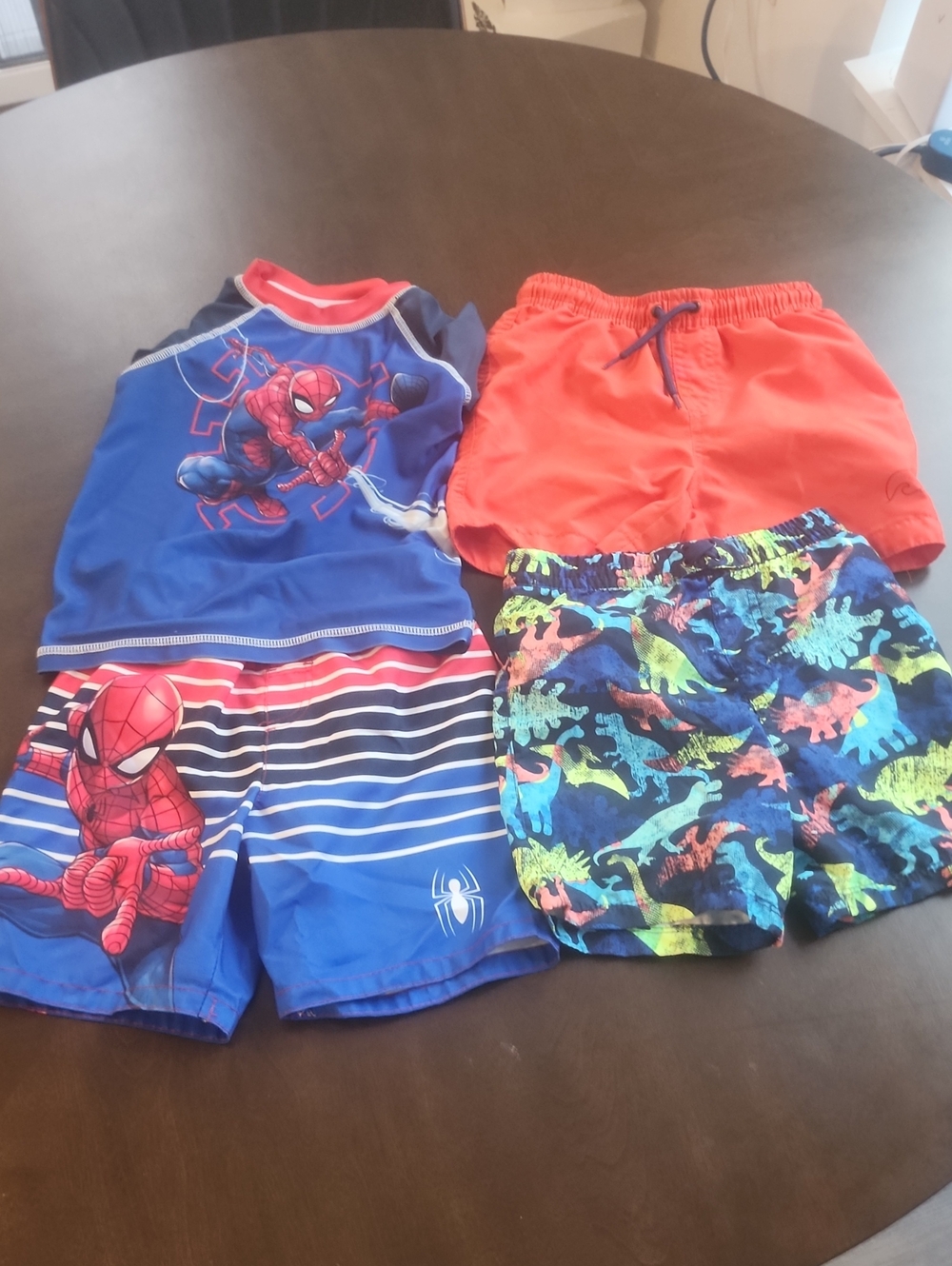 Marvel Spiderman Swim Top in Blue and Red